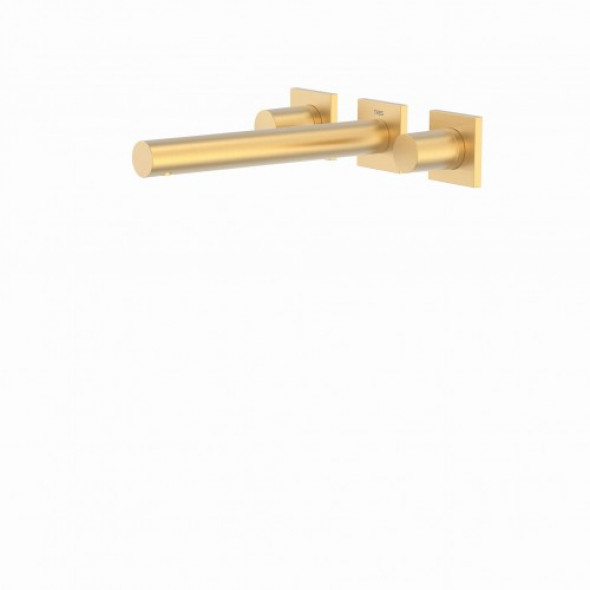 Tres Project-Tres Bateria podtynkowa Dołączony i nierozdzielny korpus podtynkowy. Wylewka 206 mm.24-K Złoto Matowe 211.752.01.OM