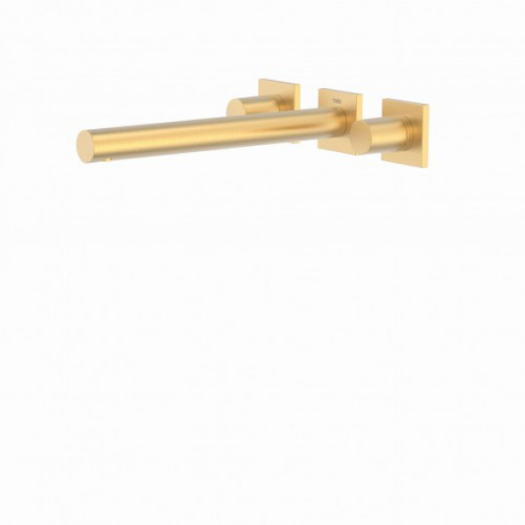 Tres Project-Tres Bateria podtynkowa Dołączony i nierozdzielny korpus podtynkowy. Wylewka 247 mm 24-K Złoto Matowe 211.753.01.OM