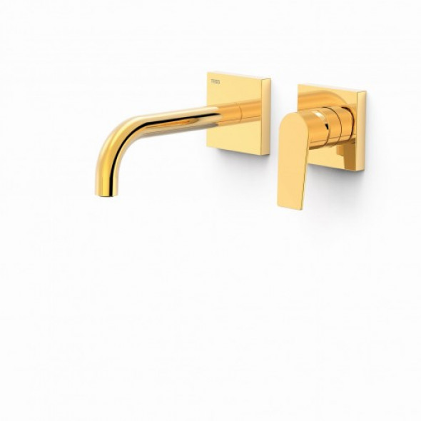Tres Project-Tres Bateria podtynkowa umywalkowa Wylewka 180 mm 24-K Złoto 211.300.01.OR