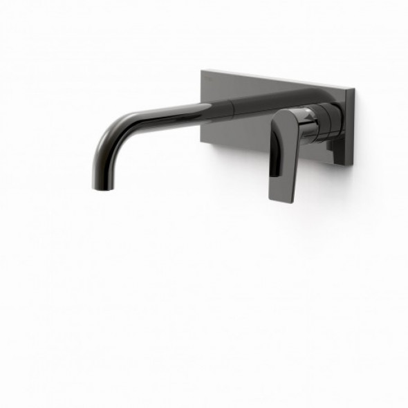 Tres Project-Tres Bateria podtynkowa umywalkowa Wylewka 180 mm Czerń Metalizowana 211.300.11.KM
