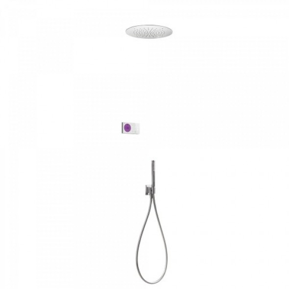Tres SHOWER TECHNOLOGY Podtynkowy termostatyczny elektroniczny zestaw prysznicowy SHOWER TECHNOLOGY 092.865.55