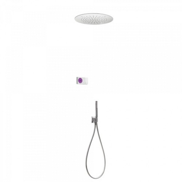 Tres SHOWER TECHNOLOGY Podtynkowy termostatyczny elektroniczny zestaw prysznicowy SHOWER TECHNOLOGY 092.865.57