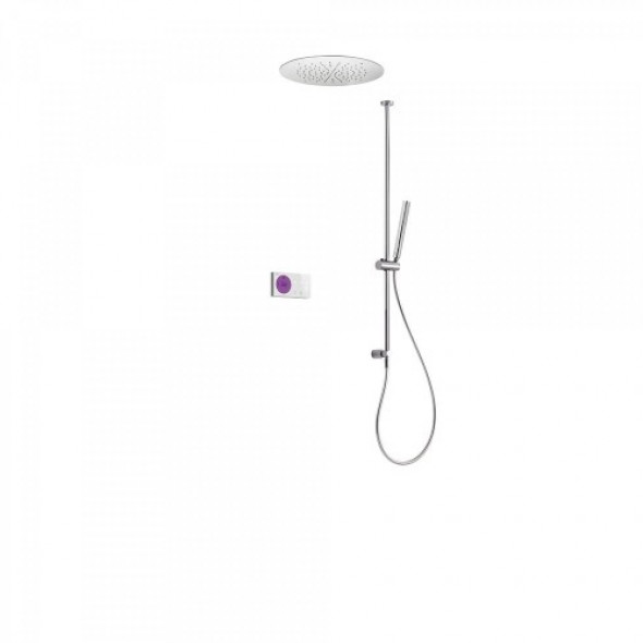 Tres SHOWER TECHNOLOGY Podtynkowy termostatyczny elektroniczny zestaw prysznicowy SHOWER TECHNOLOGY 092.865.65
