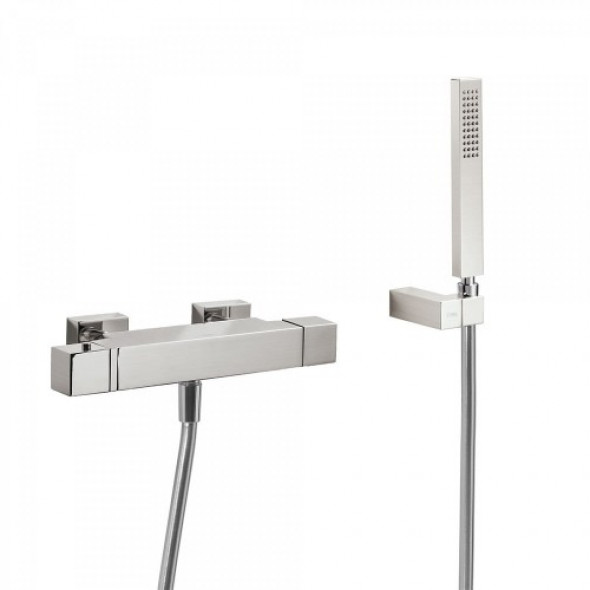 Tres SLIM COLORS Bateria termostatyczna wannowa stal 202.174.09.AC