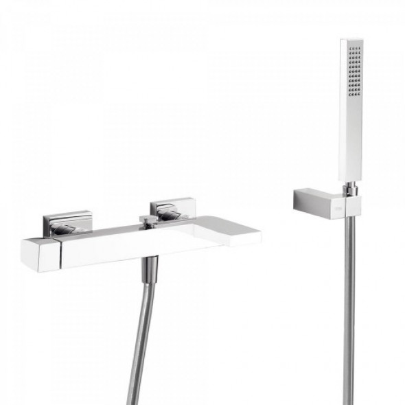 Tres SLIM COLORS Bateria wannowa biały chrom 202.170.01.BL