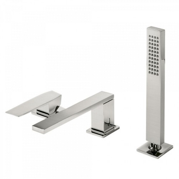 Tres SLIM COLORS Bateria wannowa trzyotworowa 180mm stal 202.161.03.AC