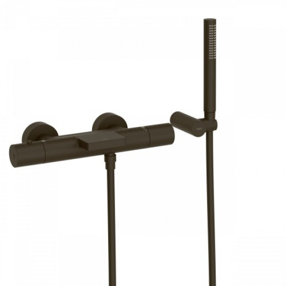 Tres Study Exclusive Bateria termostatyczna wannowa Czarny brąz 261.172.09.KMB