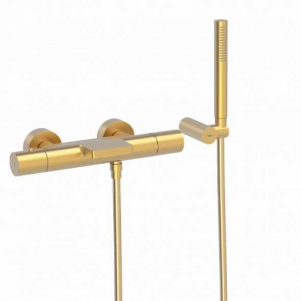 Tres Study Exclusive Bateria termostatyczna wannowa Złoto 261.172.09.OM