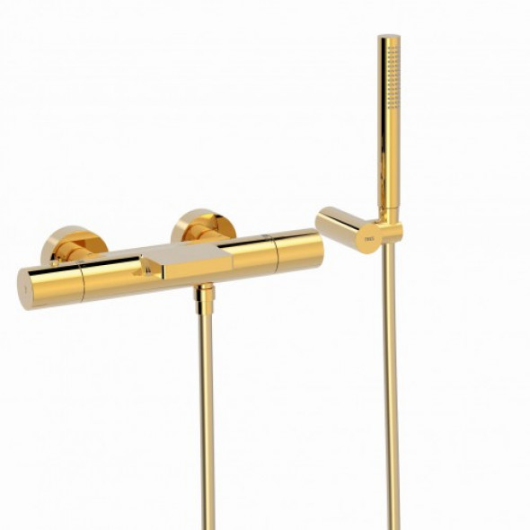 Tres Study Exclusive Bateria termostatyczna wannowa złoto Matowe 261.172.09.OR