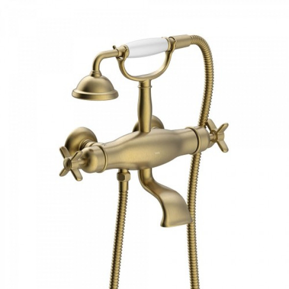 Tres TRES-CLASIC COLOR Bateria termostatyczna wannowa stary mosiądz 242.176.09.LV