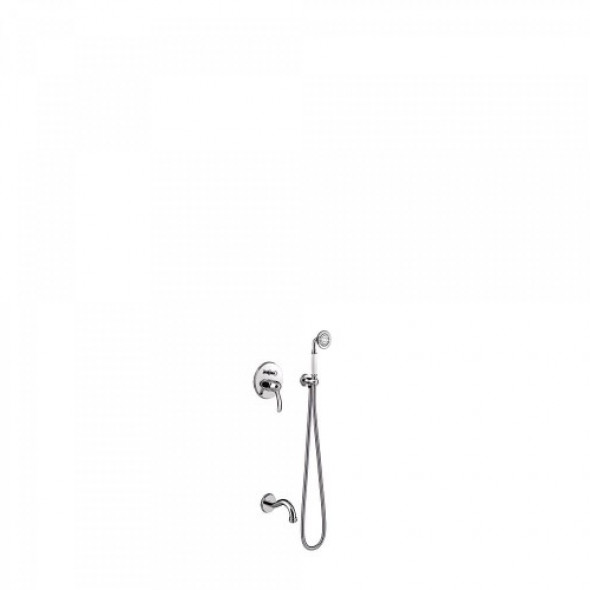 Tres TRES-CLASIC Zestaw wannowo-natryskowy z baterią podtynkową 242.180.05