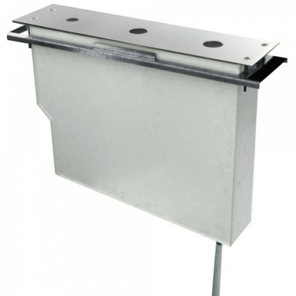 Tres Trójotworowy zestaw montażowy ze zbiornikiem do odprowadzania resztek wody 1.34.245