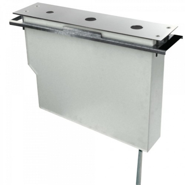 Tres Trójotworowy zestaw montażowy ze zbiornikiem do odprowadzania resztek wody 1.89.245