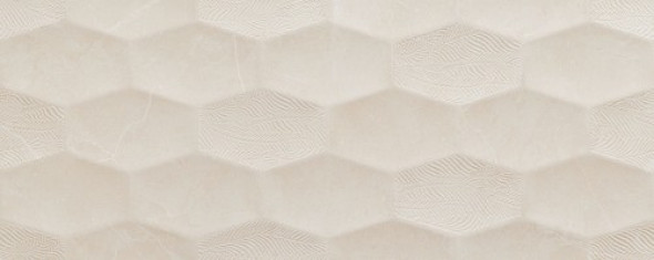 Tubądzin Belleville white dekor 74,8x29,8 G.1