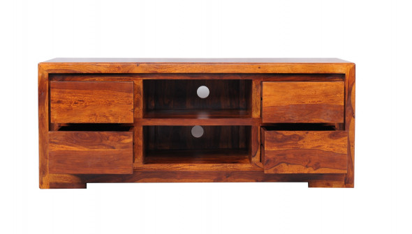 Drewniana komoda RTV GE-10- Kolekcja Gentle