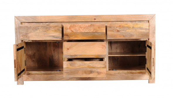 Duża, nowoczesna komoda mangowca PU-04-150- Kolekcja Pure