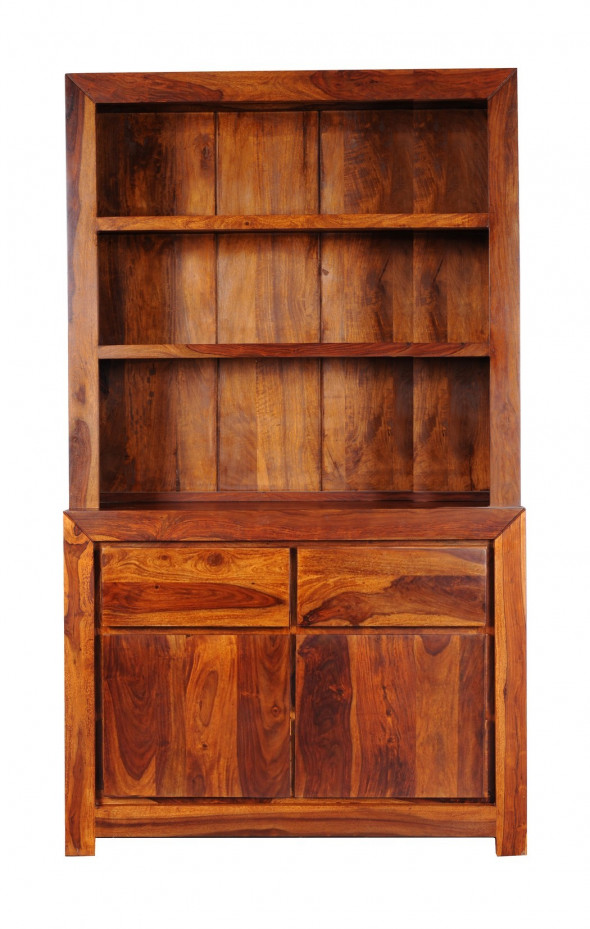 Dwuczęściowa biblioteka drewniana PU-05 -195- Kolekcja Pure