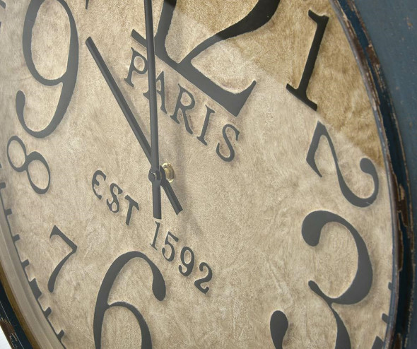 Grigio zegar Paris-Kolekcja Belldeco