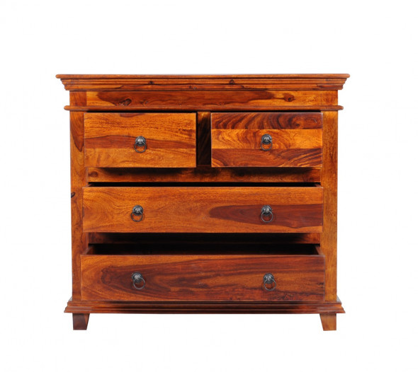 Klasyczna bieliźniarka z litego drewna CO-24 - Kolekcja Colonial Old