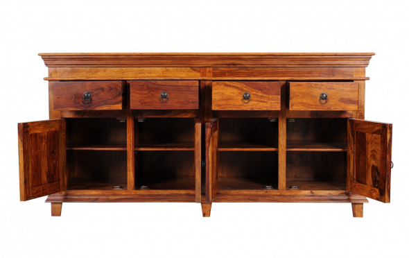 Klasyczna komoda z litego drewna CO-07 - Kolekcja Colonial Old