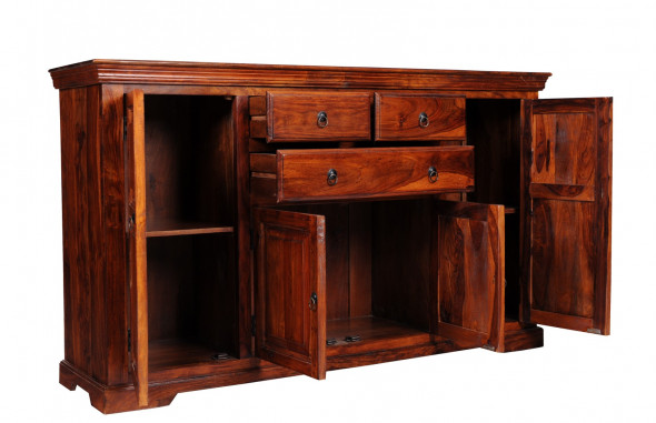 Kolonialna komoda z litego drewna COL-01 - Kolekcja Colonial