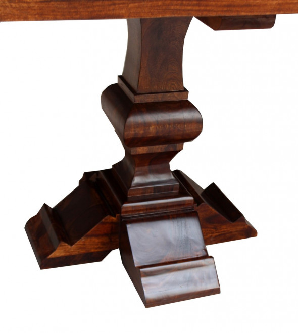 Kolonialny stół z lwią nogą rozkładany COL-LION-Kolekcja Colonial