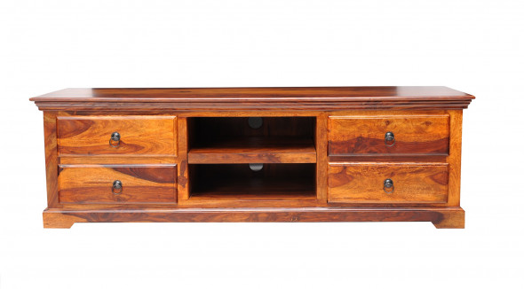 Komoda RTV z litego drewna palisandru COL 14/175- Kolekcja Colonial