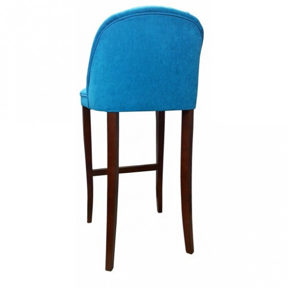 Krzesło barowe tapicerowane DALE - Kolekcja Chesterfield