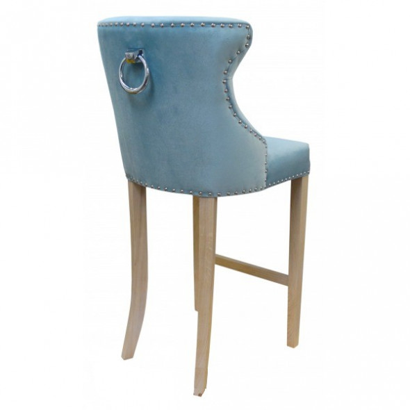 Krzesło barowe tapicerowane HOVE - Kolekcja Chesterfield Grupa B