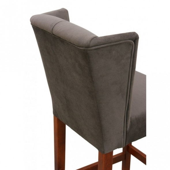 Krzesło barowe tapicerowane LUTON - Kolekcja Chesterfield
