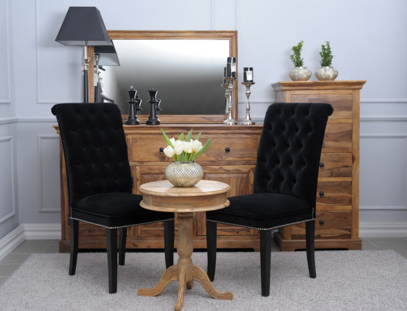 Krzesło tapicerowane PRESCOT - Kolekcja Chesterfield