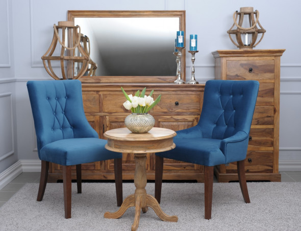 Krzesło tapicerowane SOHAM pikowane - Kolekcja Chesterfield Grupa B