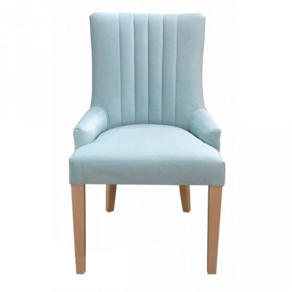 Krzesło tapicerowane TIPTON pasy - Kolekcja Chesterfield Grupa B