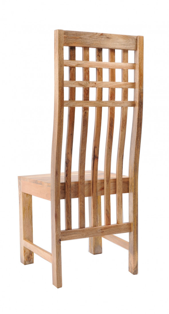 Krzesło z litego drewna mangowca GE-18 - Kolekcja Gentle