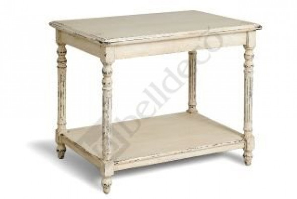 Luna krótki stół z półką -Kolekcja Belldeco