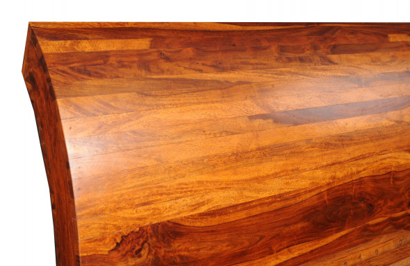 Nowoczesne łóżko z litego drewna GE-19 - Kolekcja GENTLE