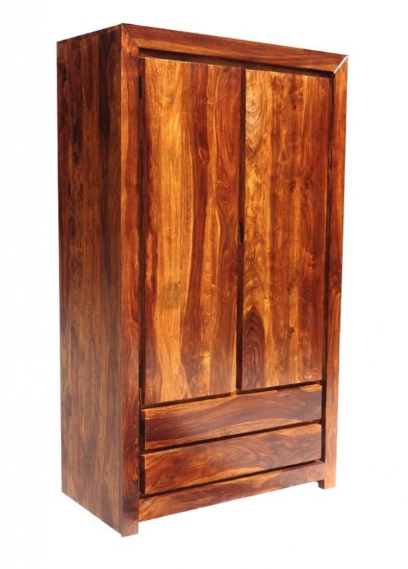 Podwójna szafa z drewna PU-32-120 -Kolekcja Pure