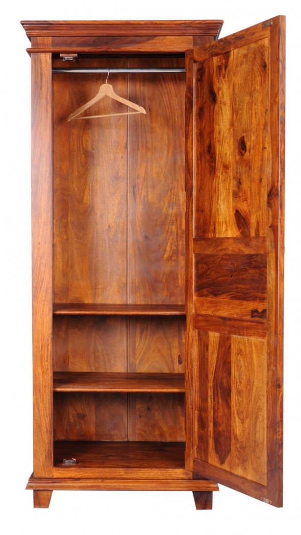 Pojedyncza szafa z drewna CO-16-80-Kolekcja Colonial Old