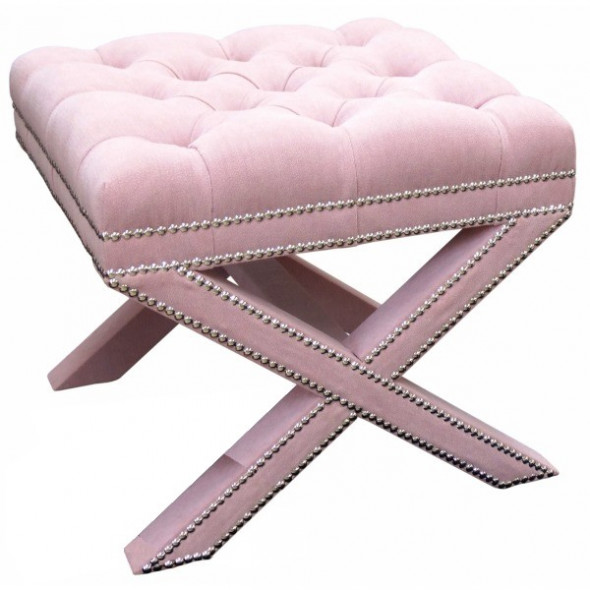 Pufa tapicerowana CROSS - Kolekcja Chesterfield Grupa B