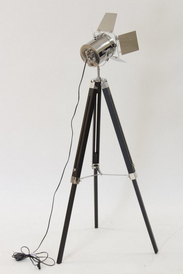 Reflektor na statywie czarny z osłoną - Kolekcja Greywood