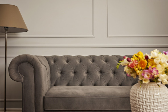 Sofa tapicerowana CLASSIC 175 cm- Kolekcja Chesterfield Materiał grupa B