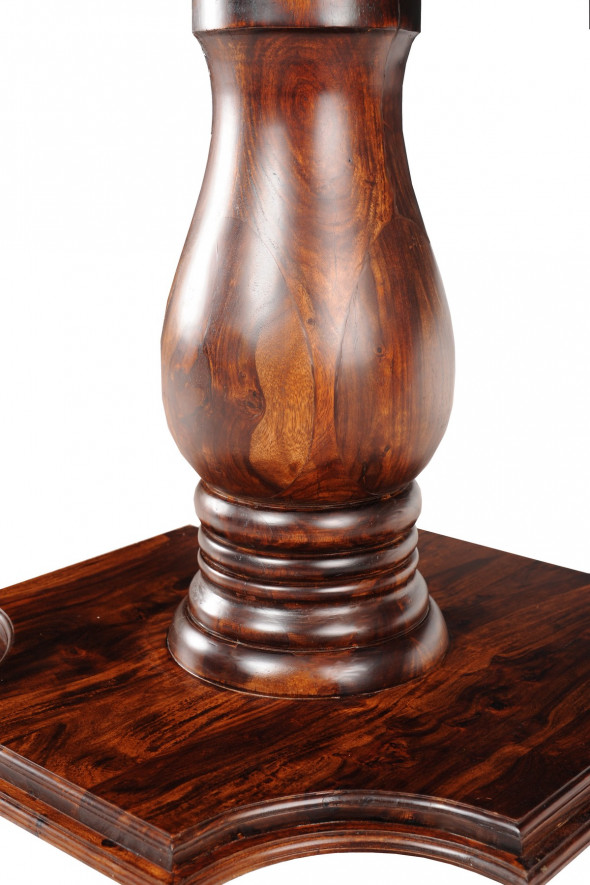 Stół okrągły z toczoną nogą COL-30-150 cm -Kolekcja Colonial