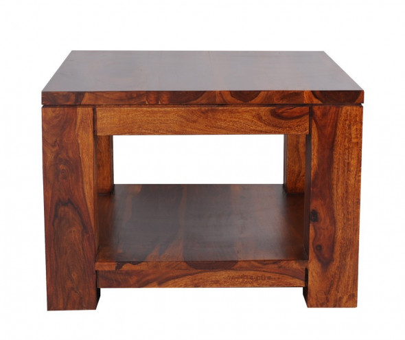 Stolik kawowy z dolną półką PU-30-50X70 - Kolekcja Pure