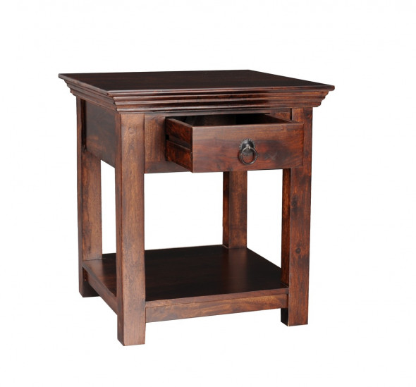 Stolik kawowy/szafka nocna z szufladką COL-20 - Kolekcja Colonial