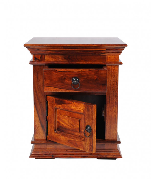 Szafka nocna z litego drewna CO-14 --Kolekcja Colonial Old
