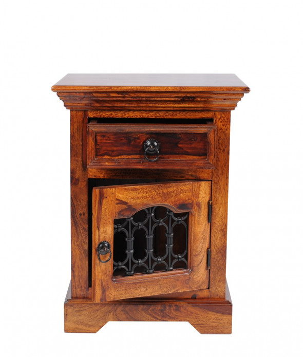 Szafka nocna z mataloplastyką MET-12 J-Kolekcja Metalwork