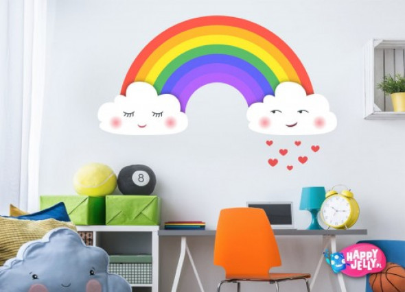 Naklejka "Zakochana Tęcza"