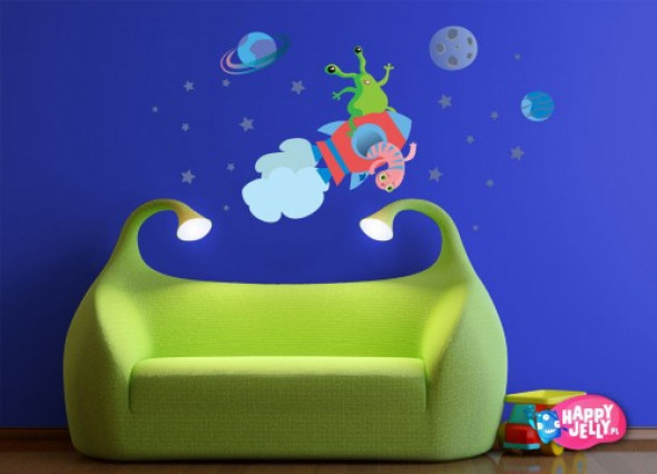 Naklejki "Kosmiczny Odlot"