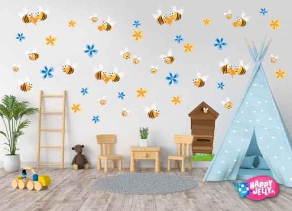 Naklejki "Wesołe Pszczółki"