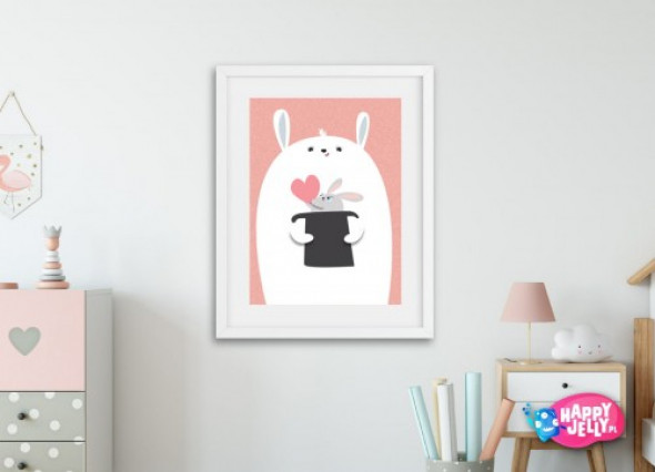 Plakat "Królik z kapelusza"